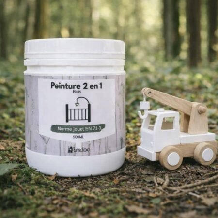peinture saine pour jouet en bois - blanc