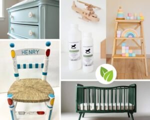 vernis sain pour jouet chaise lit commode bebe