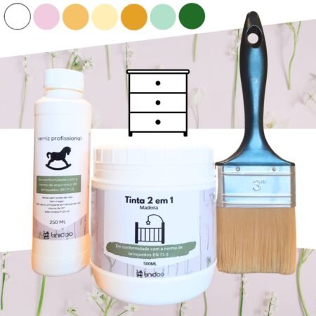 tinta para comoda de bebe