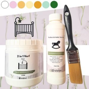 verf voor babybedje Tinidoo