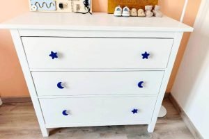commode bébé blanche