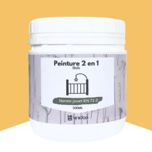 peinture bois couleur moutarde