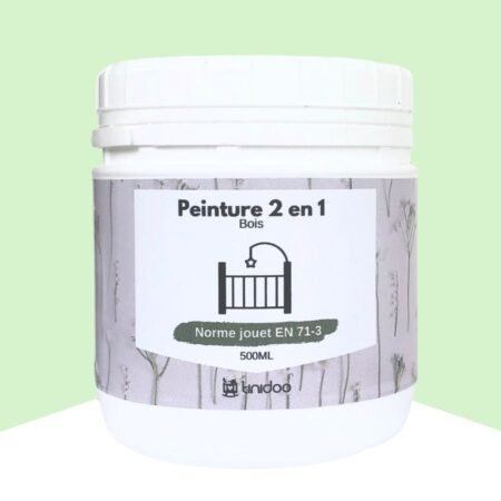 peinture vert clair pour meubles en bois