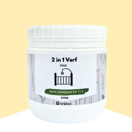 beige verf voor babybedje