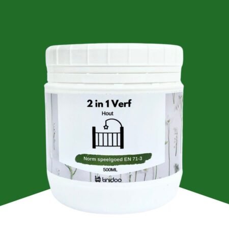 donkergroene verf voor babymeubels