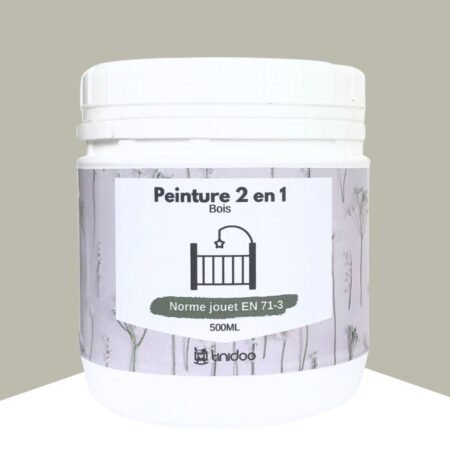 peinture gris clair pour meuble en bois