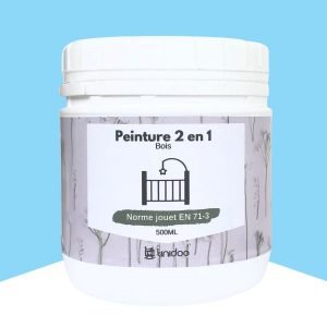 peinture bleu clair pour meuble en bois