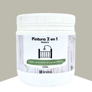 pintura gris claro mueble bebe