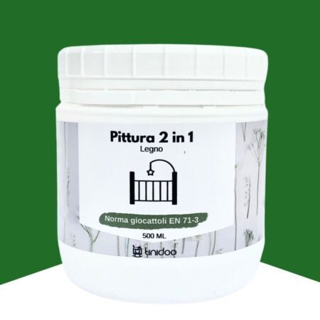 pittura verde scuro per cassettiera per bambini