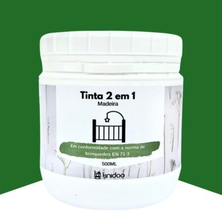 tinta para moveis bebe verde