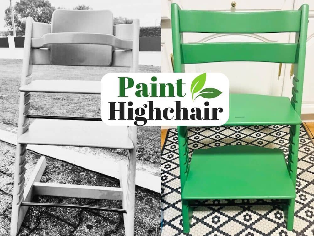 Tips for painting a high chair