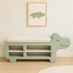 banc enfant crocodile