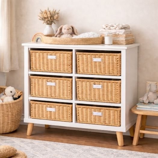 commode bébé transformée