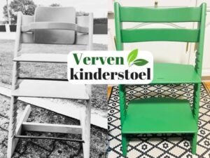 tips schilderij kinderstoel