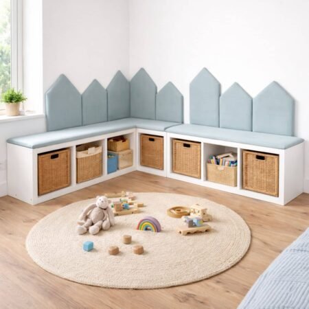 banc avec rangement pour assistante maternelle