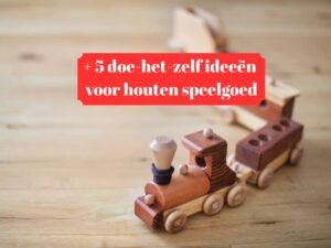 maak houten speeltje voor baby
