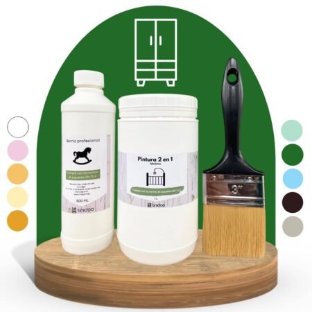 kit peinture vernis pour armoire bebe