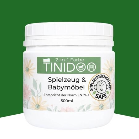 2-in-1 dunkelgrüne Farbe für Babymöbel