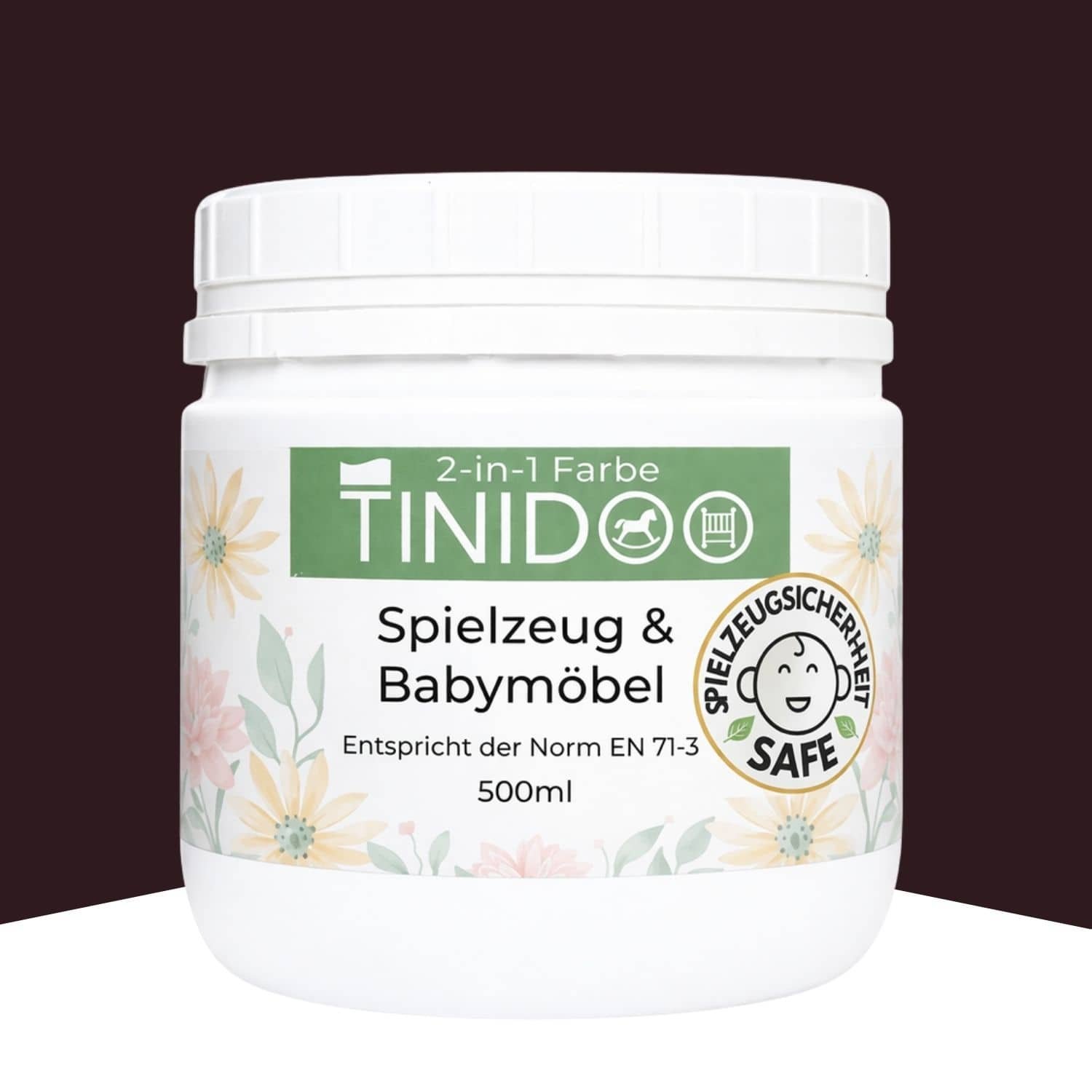 Rosenholzfarbene Farbe für Babymöbel