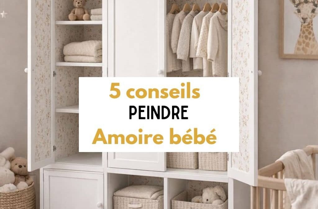 5 Conseils pour peindre une armoire bébé (DIY)