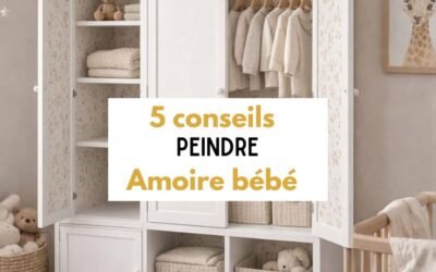 5 Conseils pour peindre une armoire bébé (DIY)