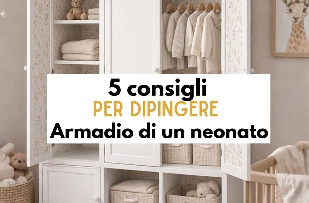 5 consigli per ridipingere un armadio per bambini (DIY)