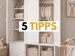 5 Tipps, um einen Baby-Kleiderschrank zu streichen