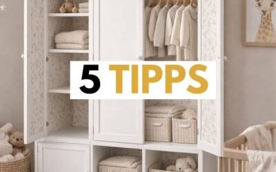 5 Tipps, um einen Baby-Kleiderschrank zu streichen (DIY)