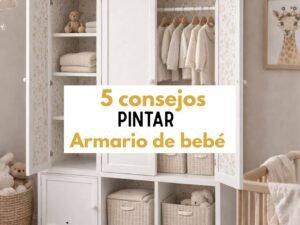 5 consejos para pintar un armario de bebe