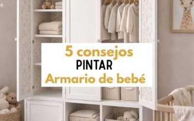 5 Consejos para pintar un armario de bebé (DIY)