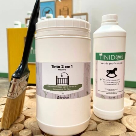 kit pintura verniz para roupeiro bebe