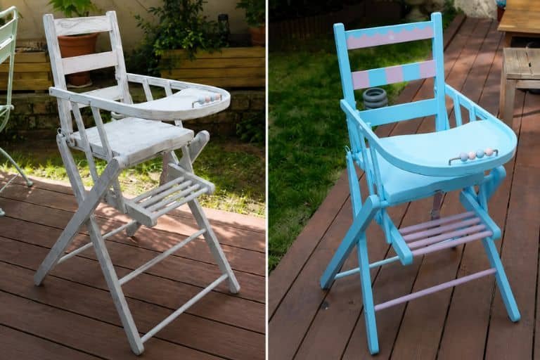 chaise bébé avant après