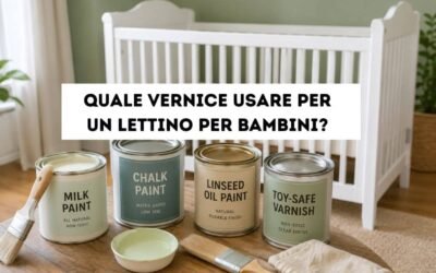 Quale vernice usare per un lettino per bambini?