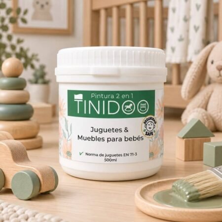 pintura verde salvia para mueble bebe