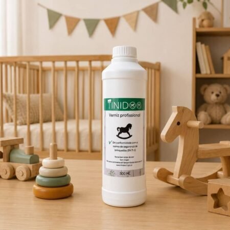 Verniz profissional para brinquedos e mobiliário de bebé